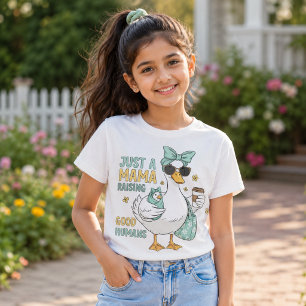 T-Shirt Juste une maman qui élève de bons humains