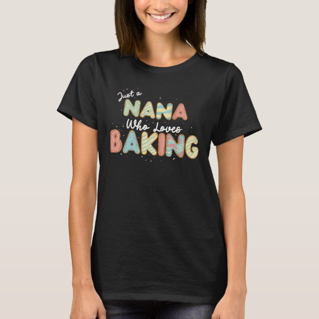 T-shirt Juste une Nana qui adore faire la cuisine (Devant)