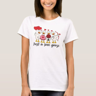 T-shirt Juste une oie d'amour Canard mignon