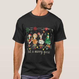 T-shirt Juste une oie joyeuse drôle d'oie sainte Noël