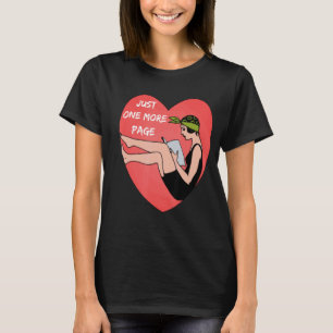 T-shirt Juste Une Page De Plus Fun Bibliothèque De Livres