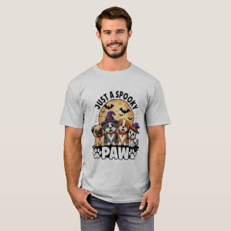 T-shirt Juste une patte effrayante | Chiens mignons d'Hall