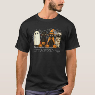 T-shirt Juste une patte effrayante Halloween Chat drôle Mu
