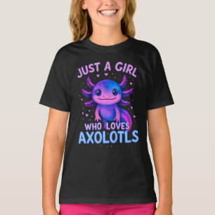 T-shirt Juste une personne qui aime les axolotls