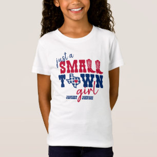 T-Shirt Juste une petite fille de ville - Texas