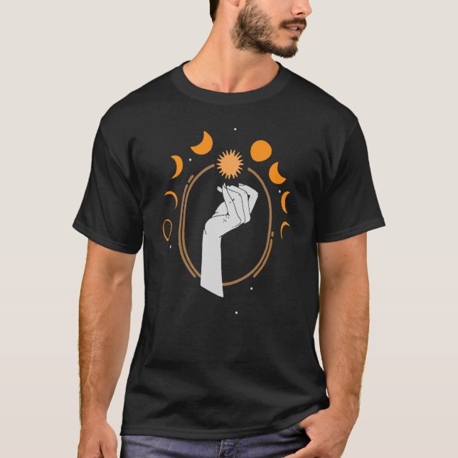 T-shirt Juste Une Phase Lune Espace Lunaire (Devant)