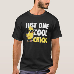 T-shirt Juste une poule cool drôle dessin animé bébé poule
