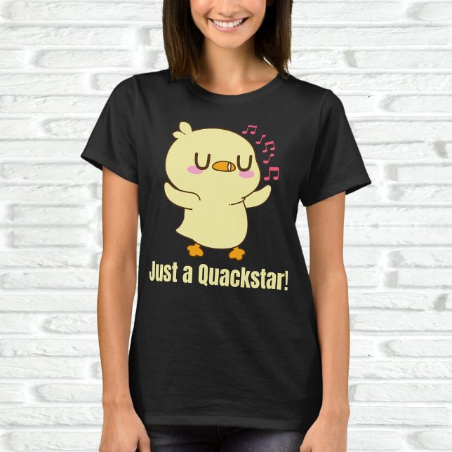 T-shirt Juste une Quackstar ! (Créateur téléchargé)