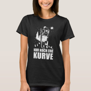 T-shirt Juste une randonnée courbée de plus à l'extérieur