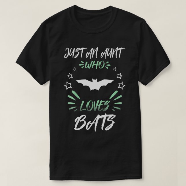 T-shirt Juste Une Tante Qui Aime Les chauves-souris (Design devant)