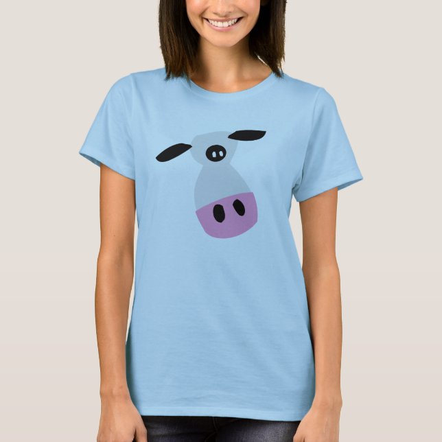 T-shirt Juste une vache (Devant)