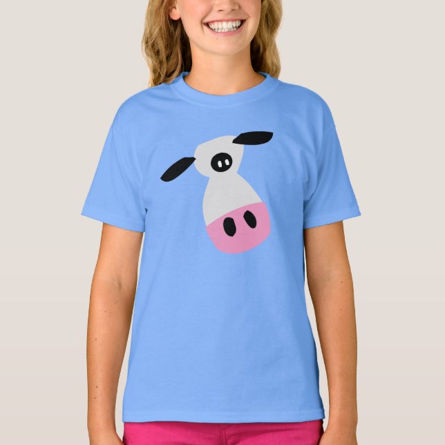 T-shirt Juste une vache (Devant)