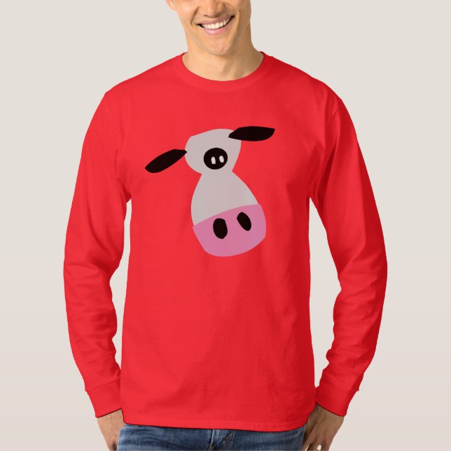 T-shirt Juste une vache (Devant)