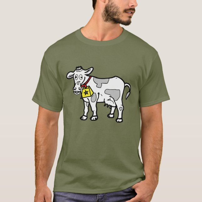 T-shirt Juste une vache (Devant)