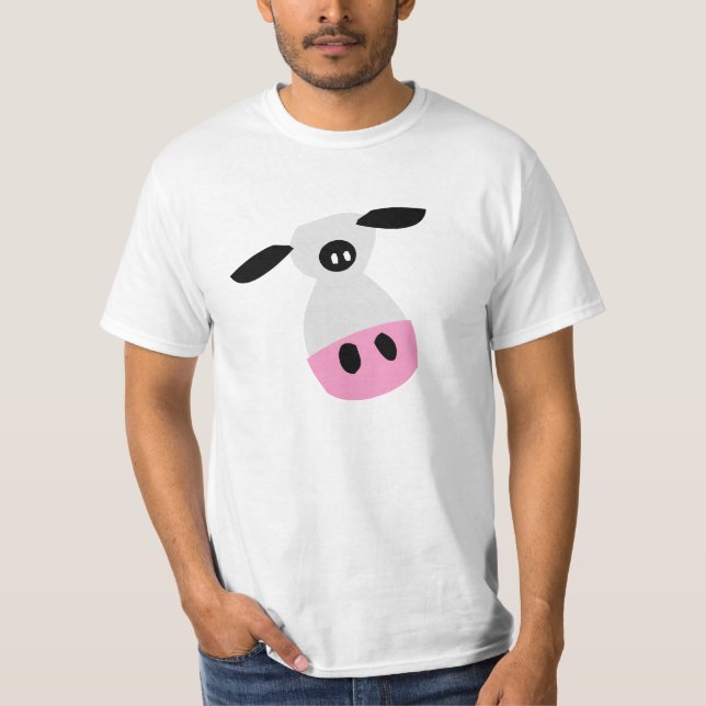 T-shirt Juste une vache (Devant)