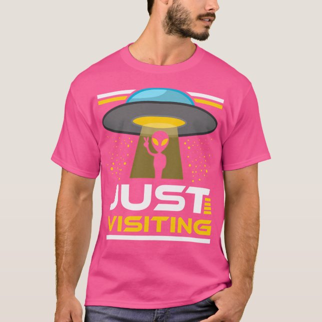 T-shirt Juste une visite (Devant)