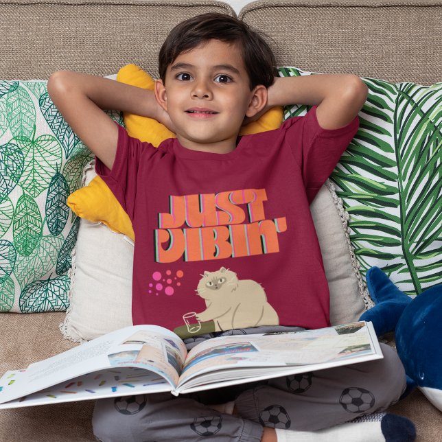 T-shirt Juste Vibin' (Chat) (Créateur téléchargé)