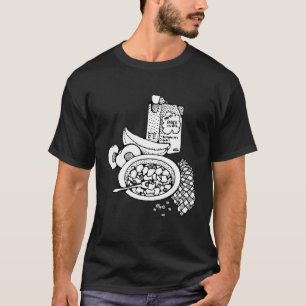 T-shirt Juste Vraiment Comme Petit Déjeuner Céréale OK Cér