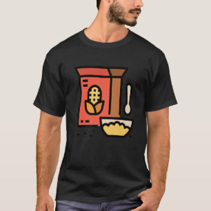 T-shirt Juste Vraiment Comme Petit Déjeuner Céréale OK Cér