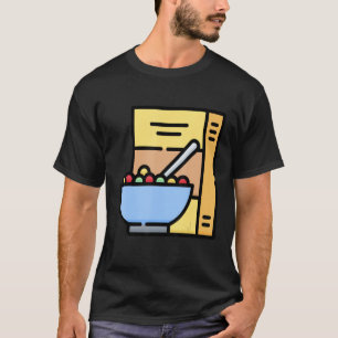 T-shirt Juste Vraiment Comme Petit Déjeuner Céréale OK Cér