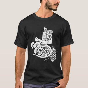 T-shirt Juste Vraiment Comme Petit Déjeuner Céréale OK Cér