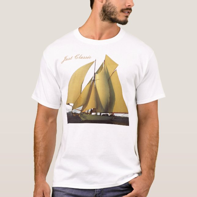 T-shirt Juste yacht classique de fifre (Devant)