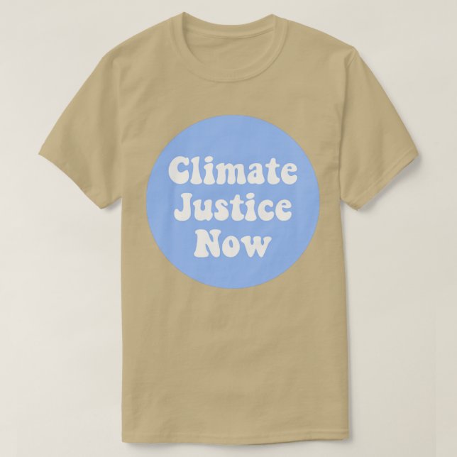 T-shirt Justice climatique maintenant2 (Design devant)