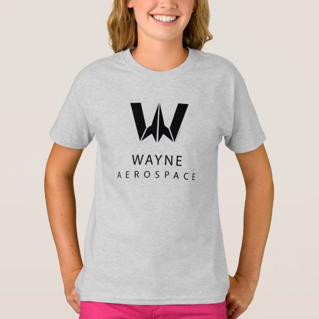T-shirt Justice League | Wayne Aerospace Logo (Devant)