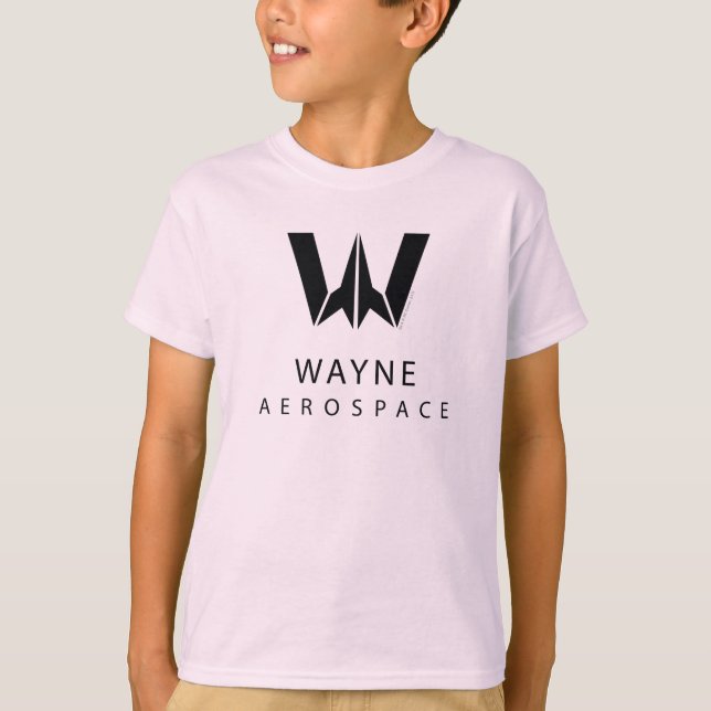 T-shirt Justice League | Wayne Aerospace Logo (Devant)