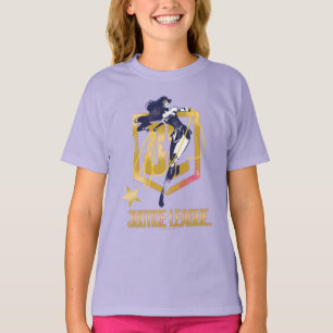 T-shirt Justice League Wonder Woman JL Logo Pop Art