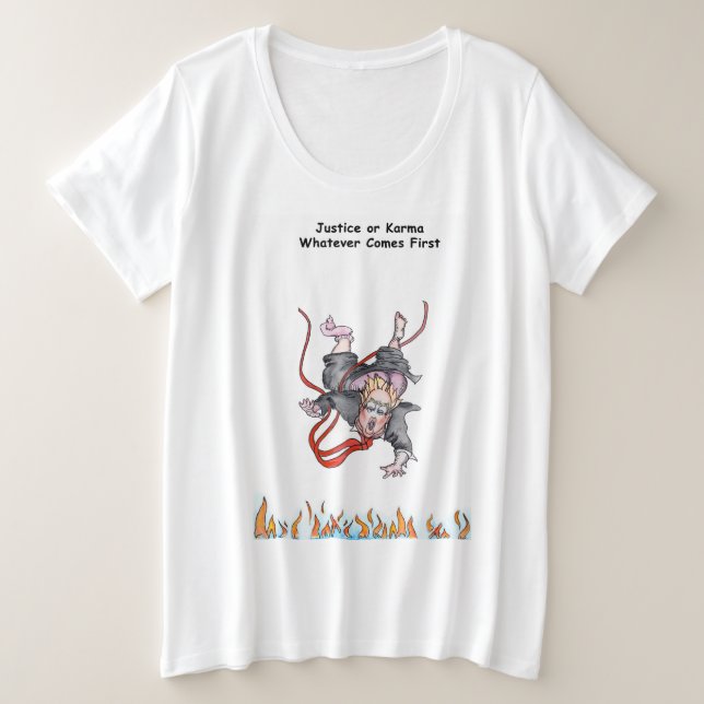 T-shirt Justice ou Karma (Design devant)