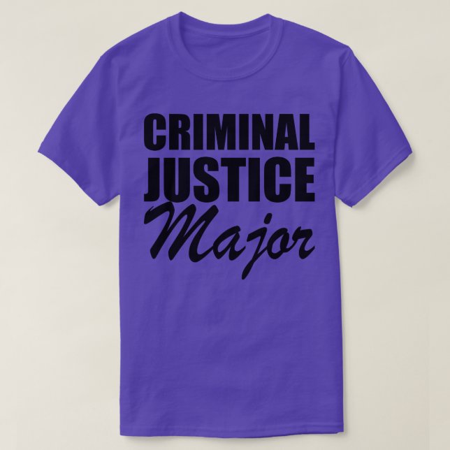 T-shirt Justice pénale majeure (Design devant)