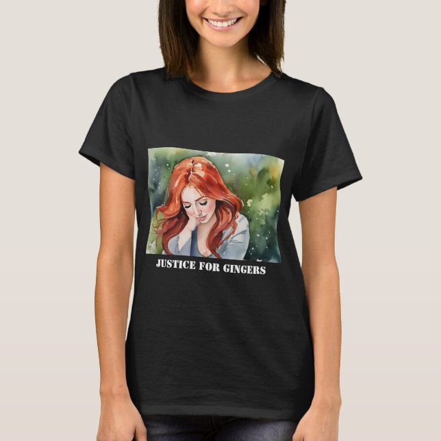 T-shirt Justice Pour Gingers (Devant)