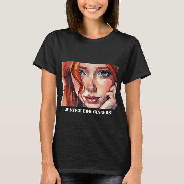 T-shirt Justice Pour Gingers (Devant)