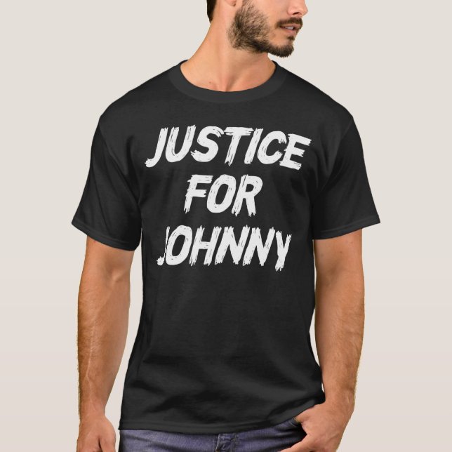 T-shirt Justice pour Johnny (Devant)