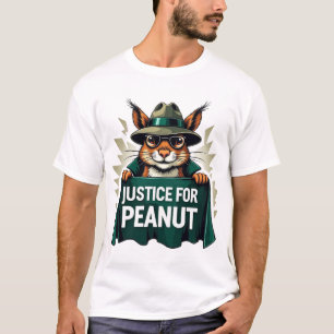 T-shirt Justice Pour L'Arachide L'Écureuil Tee