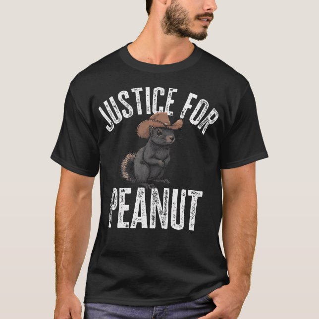 T-shirt Justice Pour L'Arachide L'Écureuil Tee - Esquir D' (Devant)