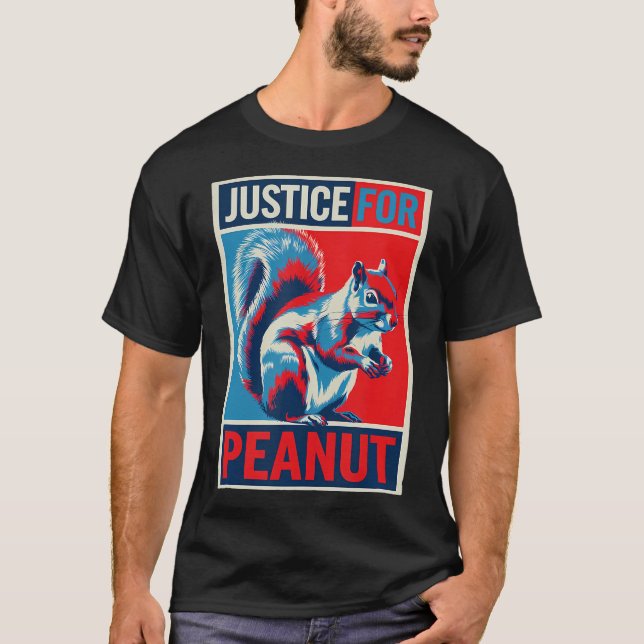 T-shirt Justice Pour L'Arachide L'Écureuil Tee Pnut Pnut S (Devant)