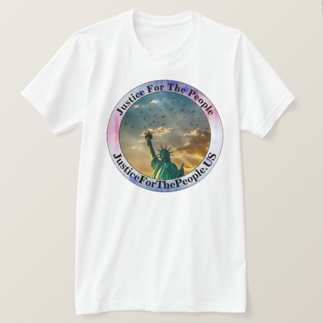 T-shirt Justice Pour Le Peuple (Design devant)