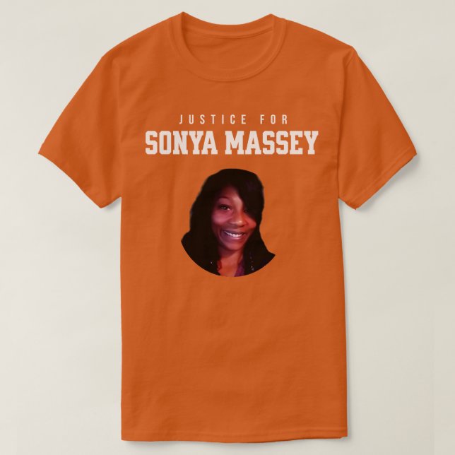 T-shirt Justice pour Sonya Massey Tribute 1 (Design devant)