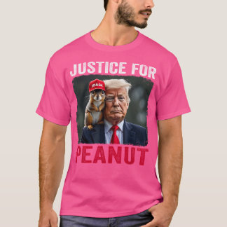 T-shirt Justice Pour Trump À L'Arachide