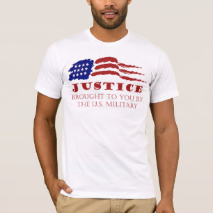 T-shirt JUSTICE que vous a rendue l'armée américaine