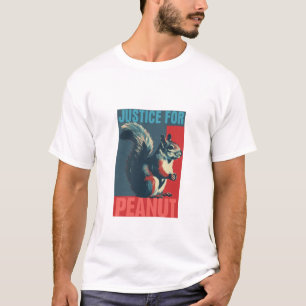 T-shirt Justice rétro pour arachide L'écureuil