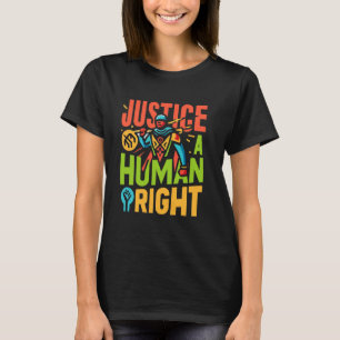 T-shirt Justice sociale Guerrier Égalité Droits de l'homme