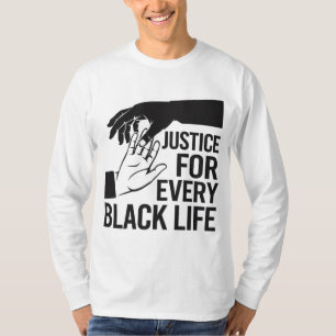 T-shirt Justice sociale pour les communautés noires