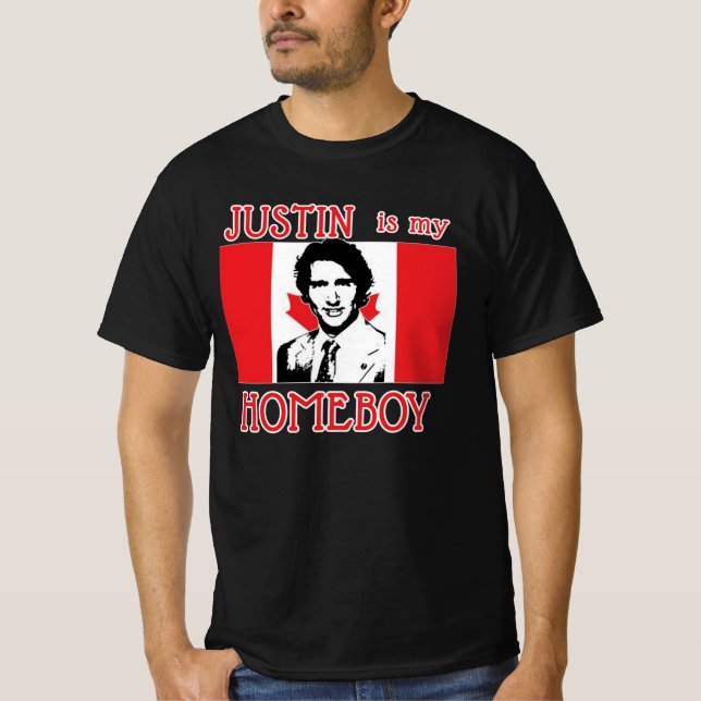 T-shirt Justin trudeau mème (Devant)