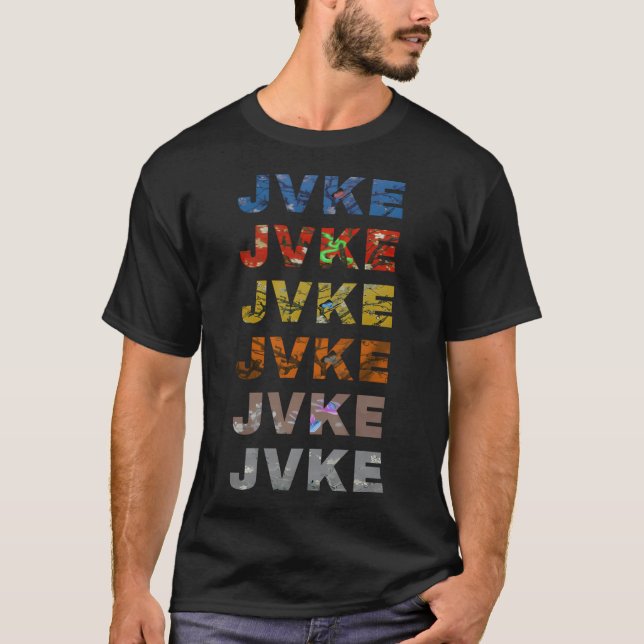 T-shirt Jvke Colorée Et Papillon (Devant)