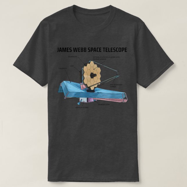 T-shirt JWST James Webb Télescope spatial NASA Science Uni (Design devant)