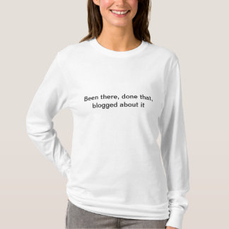 T-shirt J'y étais, je l'ai fait, j'en ai blogué