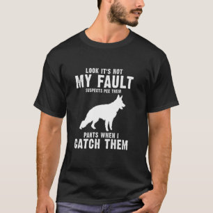 T-shirt K9 Conception d'agents de police pour la ligne ble